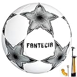 FANTECIA Offizieller Fussball Fußball der Größe 5, Professioneller Match-Futsal-Ball für Jugendliche und Erwachsene, Indoor-Outdoor-Trainingsball