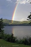 Rainbow at Lake Canim British Colombia Journal: 150 Page Lined Notebook/Diary