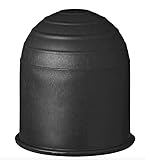 Anhängerkupplung Abdeckung, 50 mm Gummi/Kunststoff Anhängerkupplung Schutzkappe Anhängerkupplung Kugelkopf für Anhänger PKW LKW RV (Kappe schwarz)