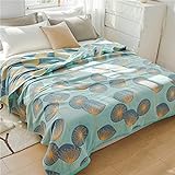 FXZGXS. Schichten Decke drucken Coole Steppdecke verdickte leichte Couch Towl Cover Bett Sommerdecken (Color : A, Size : 250x230cm)