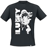 ABYstyle abystyleabytex273-l Abysse One Piece Luffy Running Short Ärmel Man T-Shirt (groß)