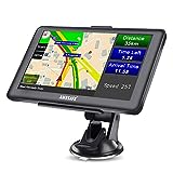 AWESAFE Navigationsgeräte für Auto PKW KFZ LKW Navi 2023 Europa Karten unterstützt lebenslang kostenloses Kartenupdate 7 Zoll GPS Navigation