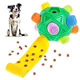 Lyneun Schnüffelball für Hunde, Gummi Intelligenzspielzeug für Hunde, Interaktives Hundespielzeug Intelligenzspielzeug, Langlebig und Einzigartig Sniffle Play Ball, Geruchstraining für Hunde (Grün)