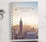 Reisetagebuch USA/Amerika OSTKÜSTE zum selberschreiben oder als Abschiedsgeschenk - DIN A5 mit animierenden Aufgaben und Challenges und Reise-Zitaten