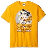 DC Comics Herren T-Shirt Wonder Woman Star Crossed - Gelb - XX-Large