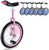 18-inch Aluminum Alloy Frame Unicycle Children/Boy/Girl Beginner Unicycle Outdoor Sports Mountain Bike Fitness Exercise Balance Riding Exercise