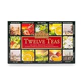 Ahmad Tea Twelve Teas Selection, 12 verschiedene Sorten Tee, 60 Teebeutel Schwarzer und grüner Tee, 120 g