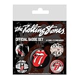 Rolling Stones - Classic, Abzeichen, 4 x 25 mm + 1 x 38 mm