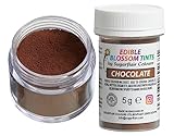 Sugarflair Blossom Tint Dust Lebensmittelfarbe Pulver Chocolate - Lebensmittel Farbe Pulver für Kuchenoberflächen, Zuckerpaste, Fondant, Zuckerguss, Schokolade, Buttercreme, Macarons und mehr - 5g
