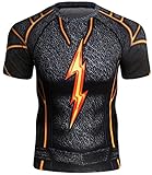 Cody Lundin Male's T-Shirt Tight Shirt Sport T-Shirt Running Tees Fitness Kurzarm, schwarz 2, L