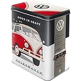 Nostalgic-Art Retro Vorratsdose L VW Bus Geschenk-Idee, Große Kaffee-Dose aus Blech, Volkswagen - Good in Shape, 3 l