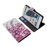 foto-kontor Tasche kompatibel mit ZTE Blade L3 Book Style Lila Blüte Hülle B