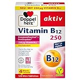 Doppelherz Vitamin B12 – Vitamin B12 trägt zur Verringerung von Müdigkeit und Erschöpfung bei – 120 Mini-Tabletten