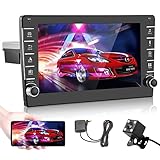 1 Din Android Autoradio GPS Podofo 8-Zoll-Touchscreen WiFi Bluetooth FM Handy-Spiegel-Link Dual USB 2 Din Auto Radio+ Rückfahrkamera