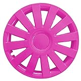 Autoteppich Stylers (Größe wählbar) 13 Zoll Radkappen/Radzierblenden AGAT Pink passend für Fast alle Fahrzeugtypen – universal