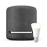 Echo Studio + Philips Hue White-Lampe (E27), Funktionert mit Alexa - Smart Home-Einsteigerpaket