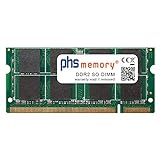 PHS-memory 4GB RAM Speicher passend für HP Presario cq71-235sg DDR2 SO DIMM 800MHz PC2-6400S
