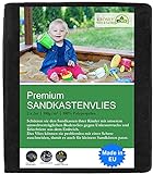 Sandkastenvlies 2x2 m - Unkrautvlies für den Kinder Sandkasten - Sandkastenunterlage wasserdurchlässig reißfeste Sandkastenfolie umweltverträglich