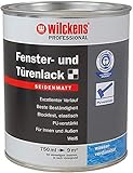 Wilckens Professional Fenster- und Türlack seidenmatt Weiß 750 ml