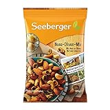 Seeberger Nuss-Oliven-Mix 13er Pack: Geröstete Mandeln und Cashewkerne mit gesalzenen grünen Olivenringen - mediterrane Genussmischung, vegan (13 x 125 g)