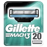 Gillette Mach3 Rasierklingen für Männer, 20 Stück