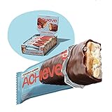 ahead ACHIEVE – Keto Riegel – Coconut Almond – 18 x 35g – Low Carb Riegel ohne Zuckerzusatz – nur 5g Net Carbs pro Low Carb Süßigkeit – Gesunde Snacks mit zuckerfreier Schokolade