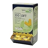 TPROSAFE 300 SOFT Gehörschutzstöpsel Spenderbox - Gehörschutz, Ohrstöpsel Spender, Schlafschutz Nachfüllpack 200 Paar