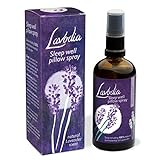 Lavendel Kissenspray 100ml von Lavodia – 100ml Lavendelspray für Kopfkissen zum Einschlafen – Lavendel Spray mit echtem, naturreinem Lavendelöl für eine gute Nacht