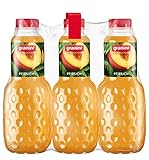granini Trinkgenuss Pfirsich-Nektar, 6er Pack (6 x 1 l) Flasche