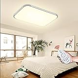 LARS360 LED Deckenleuchte Modern Ultraslim LED Deckenlampe Deckenbeleuchtung Flur Wohnzimmer Schlafzimmer Küche Wandleuchte Lampe Energie Sparen Licht (64W , Dimmbar)
