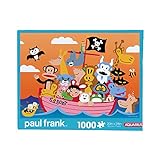 Aquarius Paul Frank Piratenschiff-Puzzle (1000 Teile Puzzle) blendfrei pr zise Passform praktisch kein Puzzle-Staub offiziell Lizenziertes Paul Frank Merchandise & Sammlerst cke 50,8 x 71,1 cm