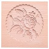Milkvetch Holz Ausstecher Provence Rose Cookie Stempel PräGe Form Handwerk Dekorieren Back Werkzeug -Blumen