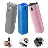 Nihexo 3 In 1 Fingerprint-Proof Screen Cleaner, Reusable Screen Cleaner, All-in-One Screen Cleaner Spray Wipe for All Phones, Laptop and Tablet Screens (Pink)