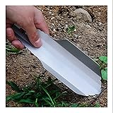 AMZCOM Titanium Trowel Ultralight Backpacking, Deuce R Ultralight Backpacking Potty Trowel, Camping Poop Shovel Multitool Survival Gear for Hiking, Digging, Gardening and Outdoor,1 pcs