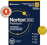 Norton 360 Premium 2022 | 10 Geräte | Antivirus | Unlimited Secure VPN & Passwort-Manager | 1 Jahr | PC/Mac/Android/iOS | Aktivierungscode per Email
