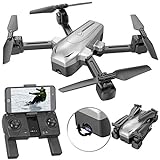 Simulus Quadrocopter: Faltbare GPS-Drohne mit 4K-Kamera, WLAN, Follow-Me, Gyroskop, App (Drohne mit Follow Me Funktion, Quadrocopter mit Kamera, Verfolgungsmodus)