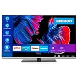 MEDION X15564 138,8 cm (55 Zoll 100 Hz) OLED UHD Fernseher (Smart-TV, 4K Ultra HD, Dolby Vision HDR, Dolby Atmos, MEMC, Micro Dimming, Netflix, Prime Video, Triple Tuner, PVR, Bluetooth)
