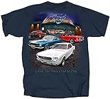 Joe Blow Ford Mustang Showroom T-Shirt für Herren - Schwarz - X-Groß