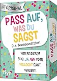 Pass auf, was du sagst – Die Teenieedition: Wer bei diesem Spiel »Ja«, »Nein« oder »Vielleicht« sagt, verliert! | Geschenk zum Geburtstag. Ab 12 J
