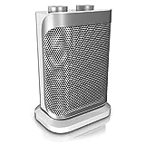 Brandson - Heizlüfter mit Zwei Leistungsstufen - Heizlüfter Badezimmer energiesparend leise - stufenlose Temperaturregelung - Keramik Heizelement - Thermosicherung - Heizung Heater