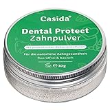 Casida® Dental Protect Zahnpulver - Zahnpflegepulver ohne Fluorid - Mit 2 Bakterienstämmen, keine Schaumbildner und Konservierungsstoffe - Basisch & Vegan - 30g - Aus der Apotheke