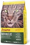 JOSERA NatureCat (1 x 10 kg) | getreidefreies Katzenfutter mit Geflügel- und Lachsprotein | Super Premium Trockenfutter für ausgewachsene Katzen | 1er Pack