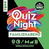 TOPP Quiznight: Familienabend – RUBBELN, RÄTSELN, RATEN: Quiz-Spiel für die ganze Familie – ab 10 Jahren – für 2-20 Spieler