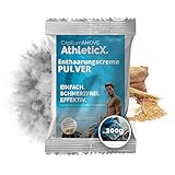 200g schmerzfreies Enthaarungscreme Pulver für Männer - Capillum AMOVE AthleticX - Intim Haarentfernung ohne Schmerzen