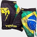 Venum Erwachsene Trainingsshorts Brazilian Flag, Black, XS