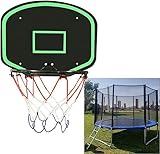 Trampoline Basketball Hoop Attachment, Mini Basketball Hoop for Trampoline Outdoor, Outdoor Hanging Basketball Hoop (Size : A)