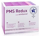 amitamin PMS Redux, 90 Kapseln, Apothekenqualität, klinisch getestet, zum Diätmanagement von Symptomen des prämenstruellen Syndroms (PMS)