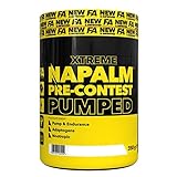 FA Nutrition Xtreme Pre-Contest Napalm Pumped | Pre-Workout Booster | Geschmack: Lychee | 350g je Behälter | Focus L-Citrullin Beta Alanin | mit Koffein | Nahrungsergänzungsmittel