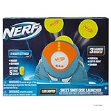 NERF NER0289 - Skeet Wurfscheiben Launcher, Zielscheibe mit Sound und Display, Spielzeug ab 8 Jahren