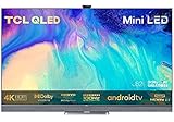TCL 55C826K Mini LED TV 55 Zoll QLED Smart TV, 4K UHD, Android 11, unterstützt 120Hz Gaming, Dolby Vision IQ & Atmos, ONKYO Audio System, Google Assistant und Alexa